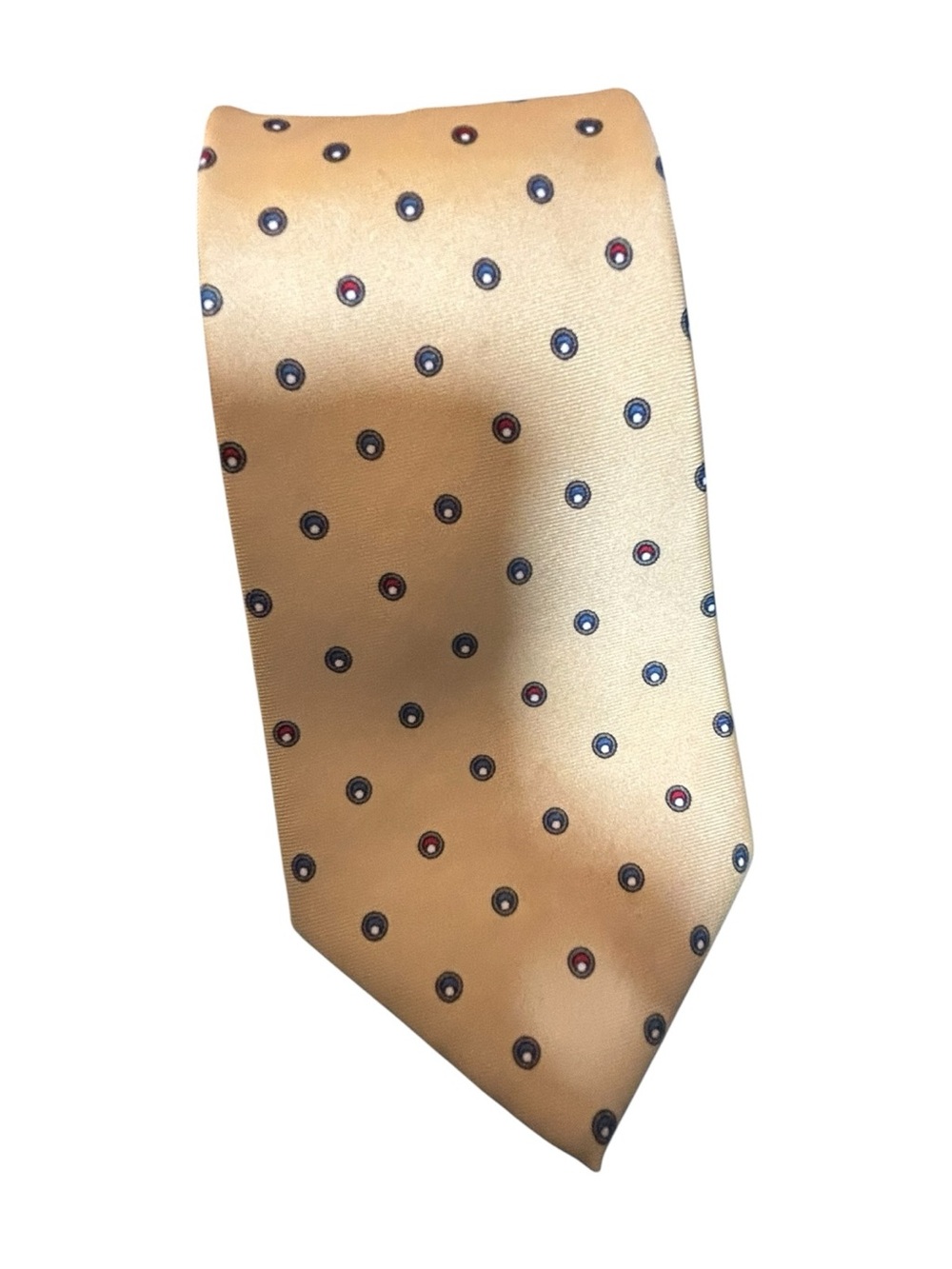 Meeting street silk Gold Dot Pattern Silk Tie - Classic